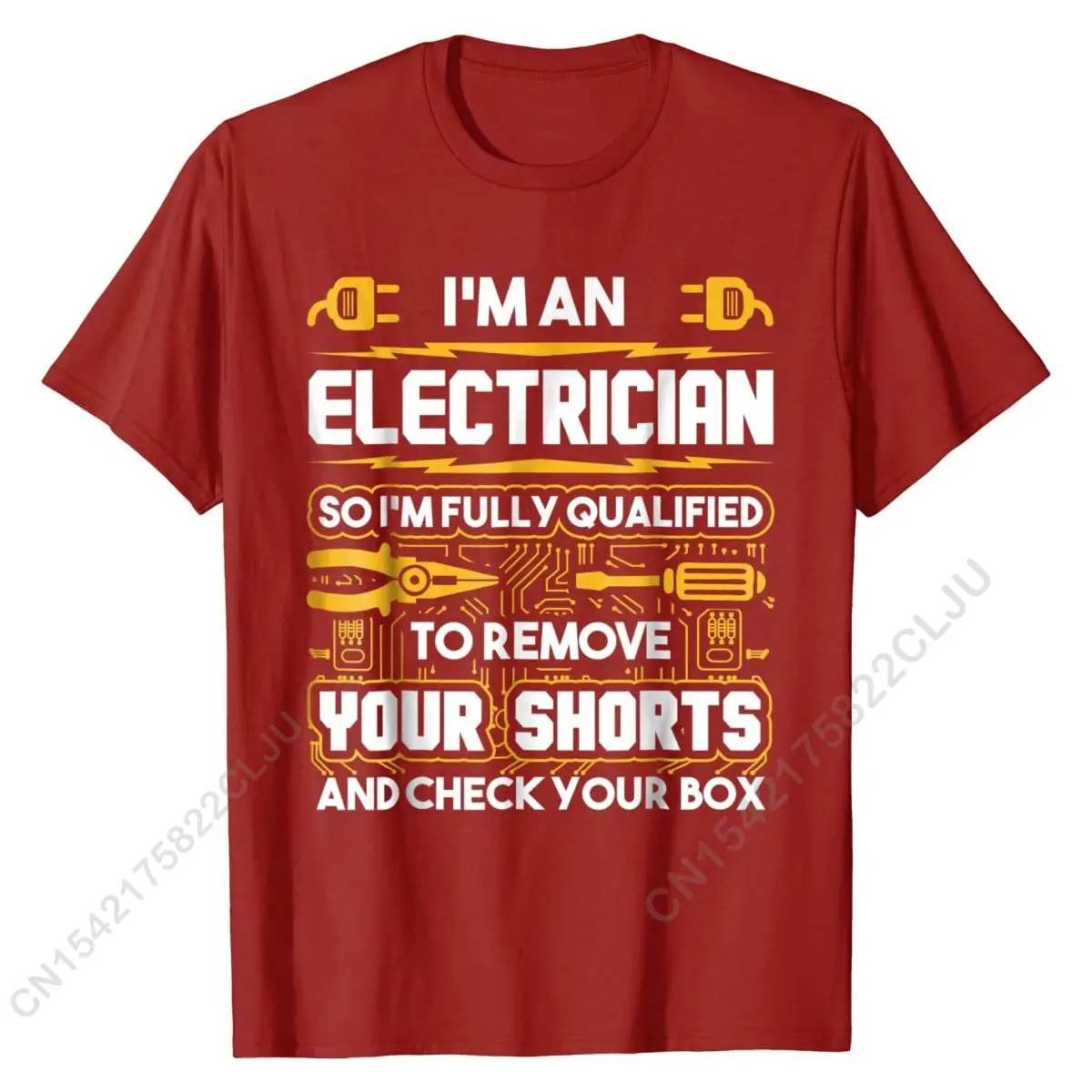 Funny Electrician Gifts - I\'m An Electrician T-Shirt T Shirt Cute Summer Cotton Youth Tops Men Tees Crazy