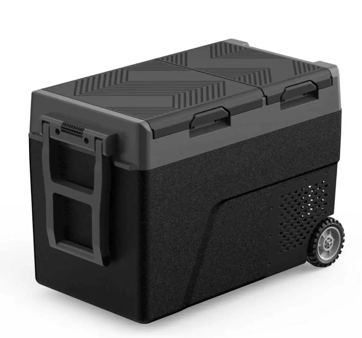 Car Refrigerator 19QT 18L Car Fridge Portable Freezer Compressor Electric Cooler Portable Refrigerator Rapid Freezing -4 Degree Fahrenheit To 68 Degree Fahrenheit 12V 24V DC Can Use Internal Battery Not Included LCD Built-In Light