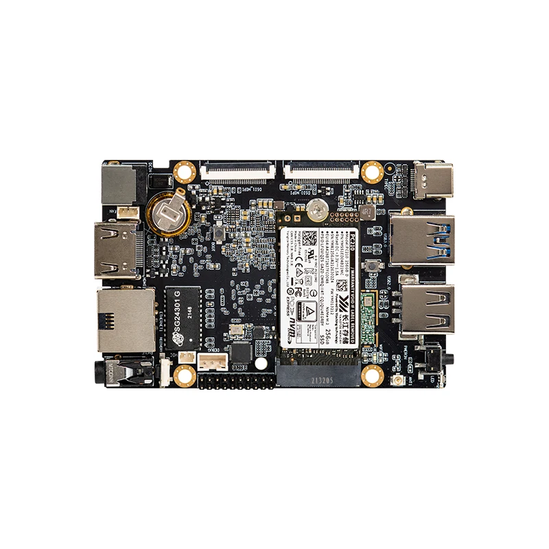 Mulai! ROC-RK3588S-PC Rockchip RK3588 8K AI, MainBoard 8-core 64-bit 4GB/8GB/16GB LPDDR4 NPU 6 atasan mendukung Android Debian11AIoT