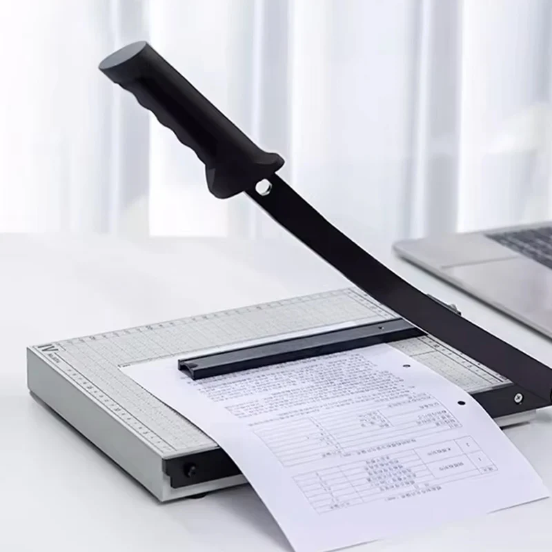 Professional Paper Cutter Machine A4 Metal Based Trimmer Paper Cutter Corner Setter for Paper & Photo Cutting Home Office Use