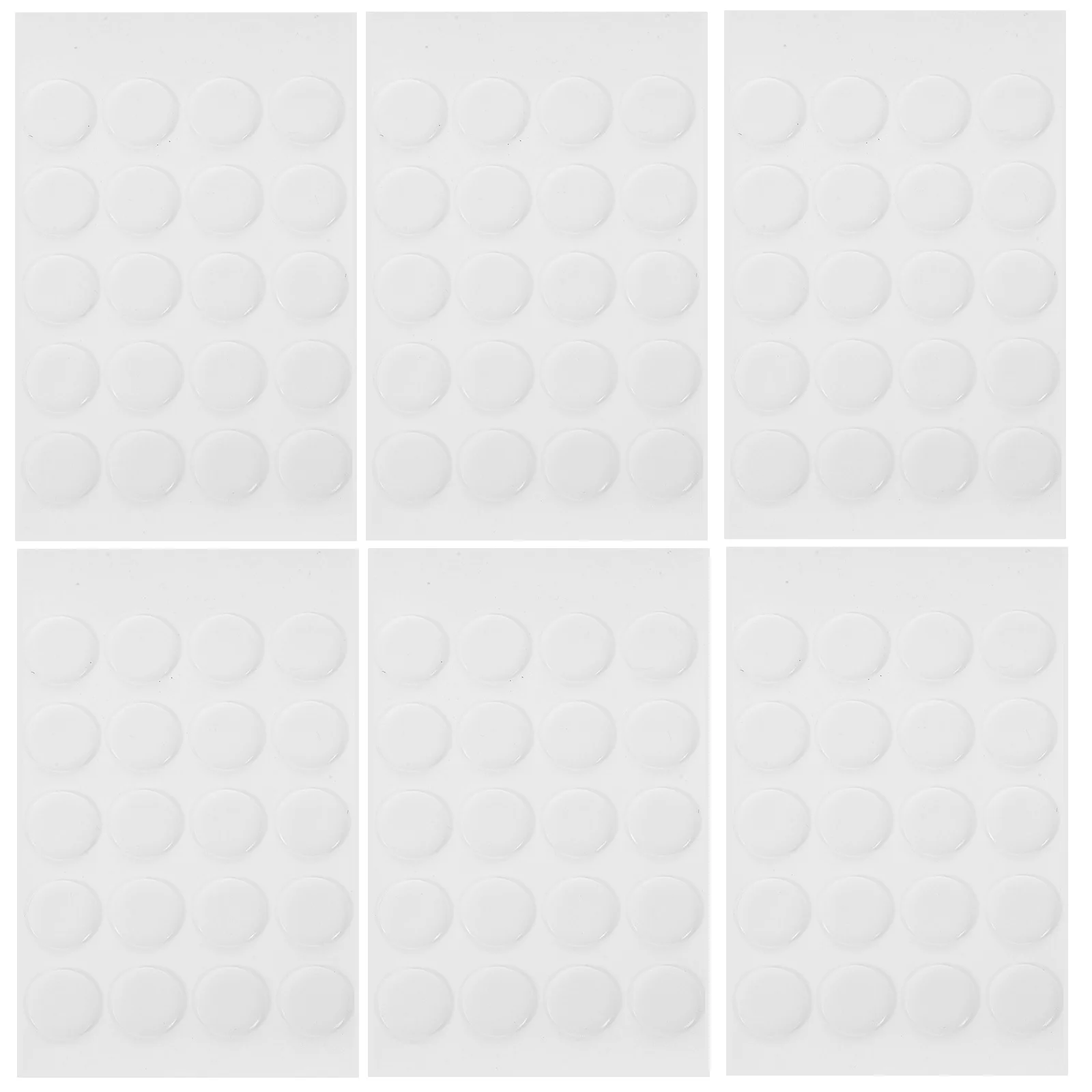 1000 Buah Pita Perekat Dua Sisi Transparan Bulat Pita Lengket Bening Ikatan Kuat Tanpa Residu Kerajinan Dinding Penggunaan Rumah Kantor