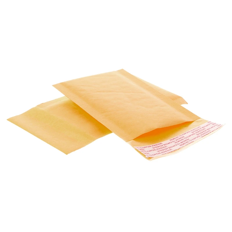 10 Pcs Kraft Bubble Mailers Yellow Padded Mailing Bags Paper Shipping Envelopes