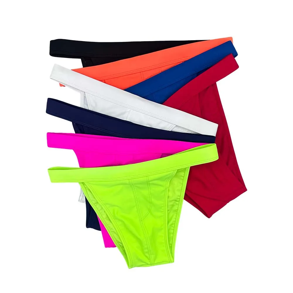 

1pc Summer Men's Swimwear Pouch Underwear Thongs Swim Shorts Trunks Bikini Swimming Briefs Elastic Swimsuit