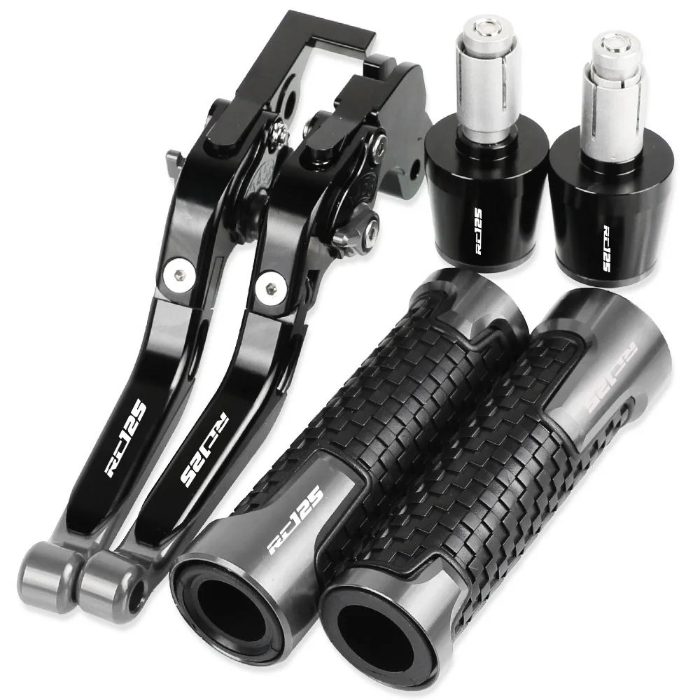 

For RC125 2011 2012 2013 2014 2015 2016 2017 2018- 2023 RC 125 Motorcycle Aluminum Brake Clutch Levers Handlebar Hand Grips ends