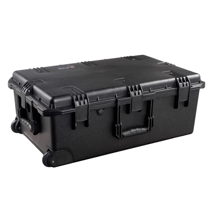 Large Waterproof Tool Case Trolley Shipping Box Deposit Bag Impact Plastic Toolbox Camera Protective Equipment Box With Foam