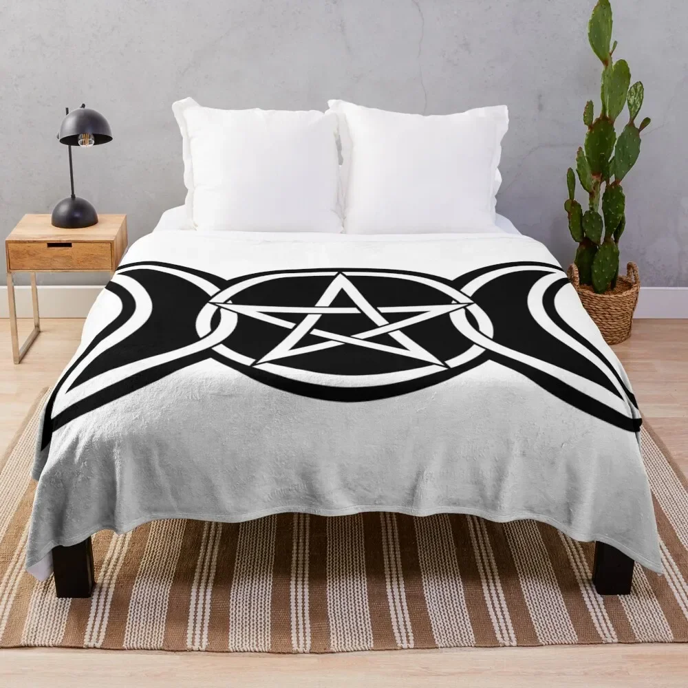 

Triple Moon Goddess Throw Blanket Blankets Sofas Of Decoration Weighted Blankets