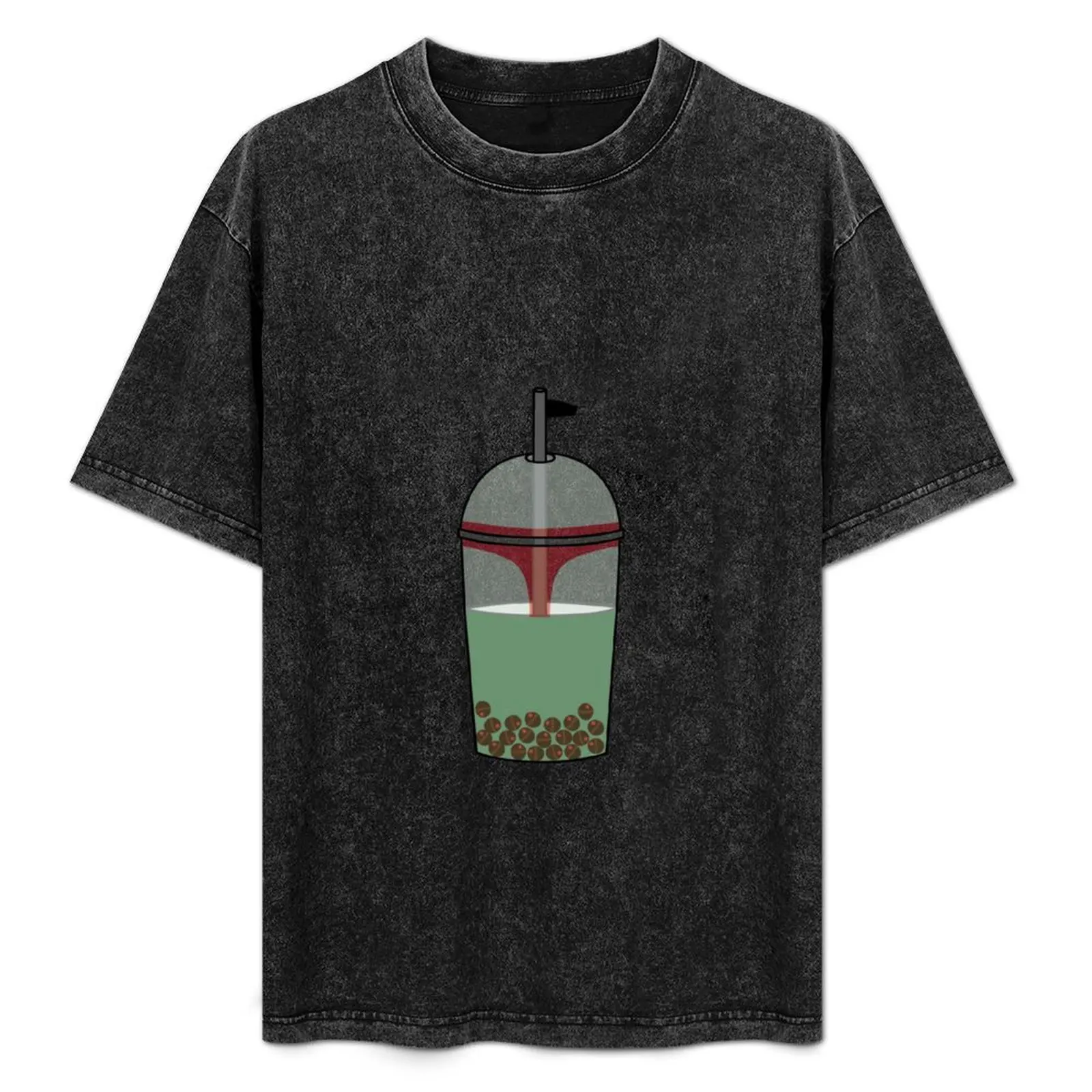 

Футболка Boba Tea Fett больших размеров, повседневная футболка