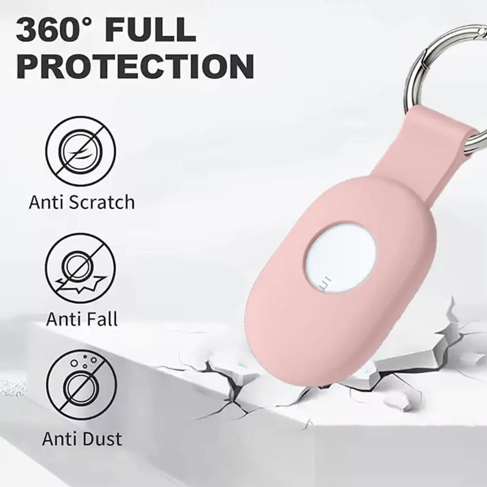 

for Xiaomi Tag Pet Protective Cover Anti Loss Device Silicone Protective Cover Hanging Bag Buckle Pet Locator Protective Cover