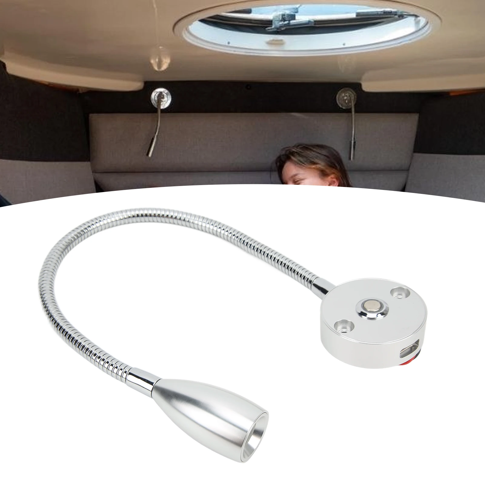 

Usb-лампа для чтения, 3 Вт, с креплением на стену