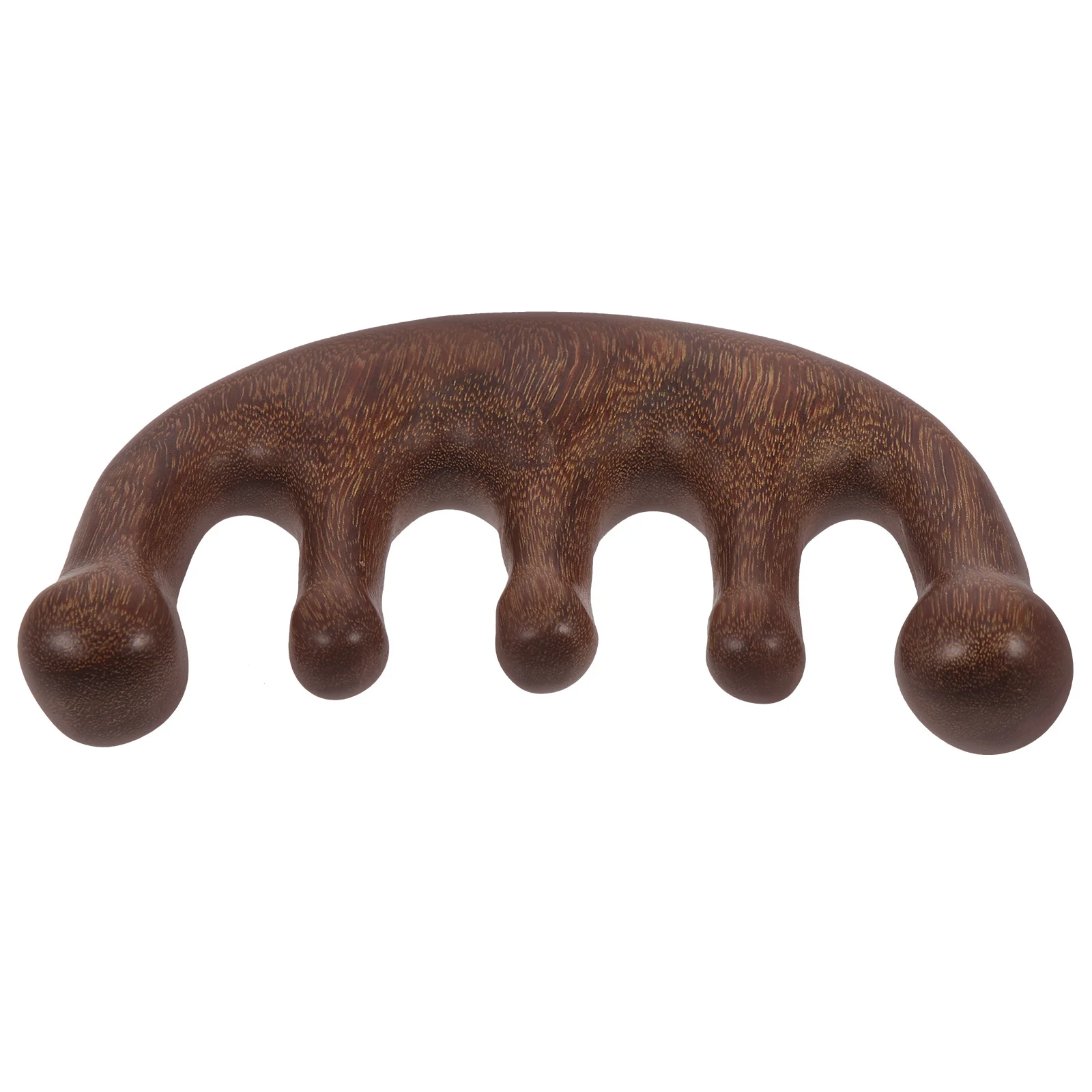 Portable Wooden Massage Comb with Wide Teeth for Scalp and Body Acupoint Relief Tool for Improved Blood Circulation
