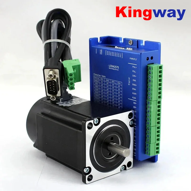 DC Servo 100W 24V-48V 6A 3000rpm 2500 line incremental DC Servo Motor with Driver 40M00330DC +DS-C100W for cnc Machine