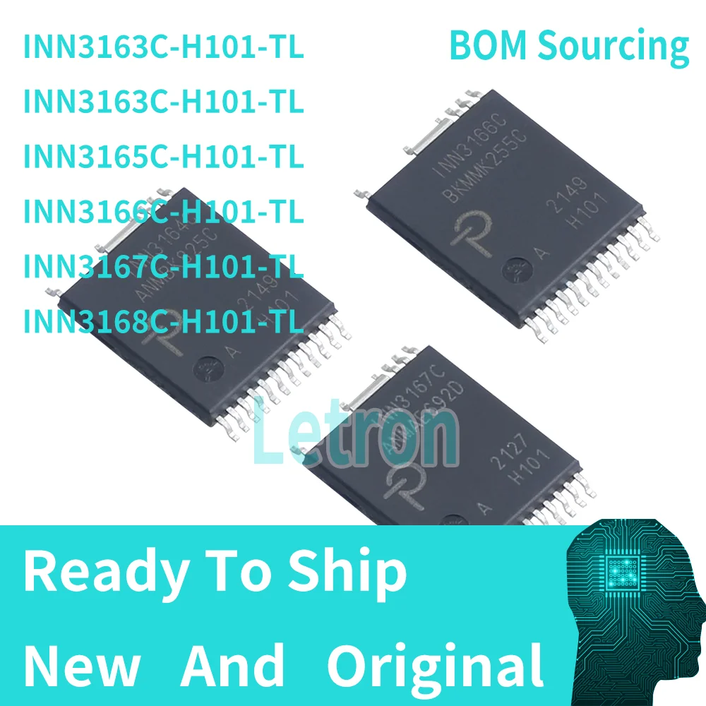 5pcs/lot New Original INN3166C INN3167C INN3168C INN3163C INN3162C INN3164C INN3167C-H101-TL Power Chip