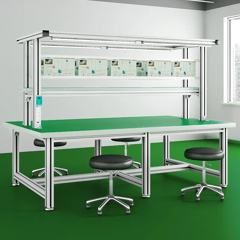 

Aluminum alloy anti-static workbench, workshop maintenance and inspection operation, assembly line factory packing table