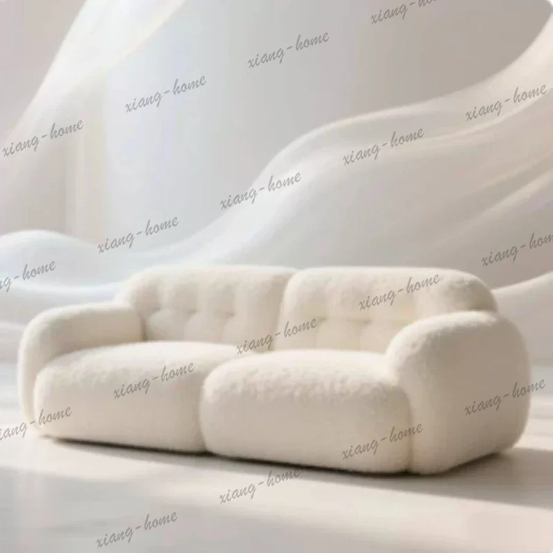 Designer Aesthetic Living Room Sofas Beige Girly Apartments Japandi Living Room Sofas Arm Chair Nordic Fauteuil Salon Furniture