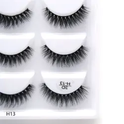 MIOFIA Lashes 5 Pairs Natural Faux Mink Eyelashes Fluffy Soft False Eyelashes Wholesale Eyelashes G800,G806,H13