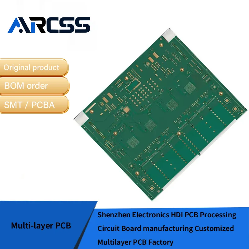 Shenzhen Electronics HDI PCB Processing Circuit Board manufacturing Customized Multilayer PCB Factory