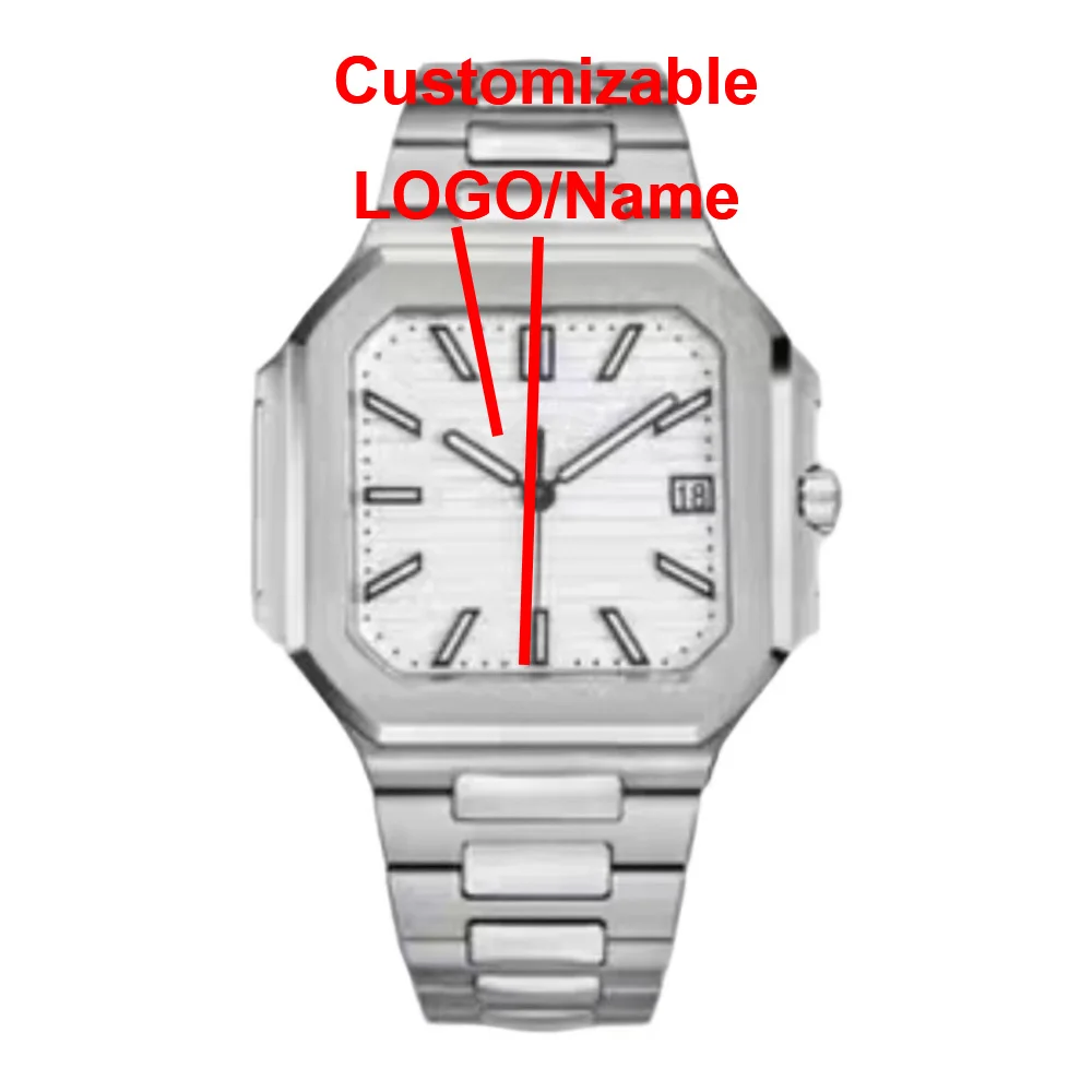 2025 NEW Customizable watch classic high-end fully automatic mechanical watch waterproof fashion men's watch square series