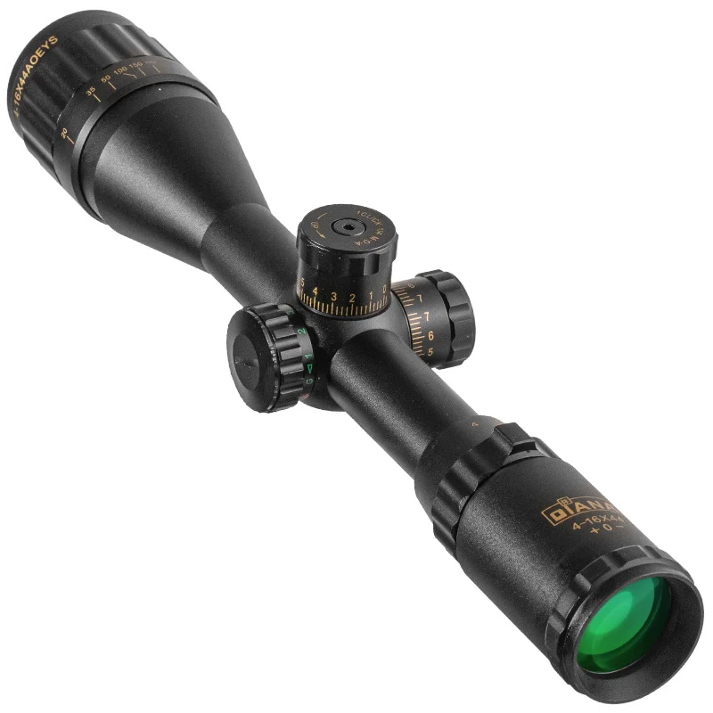 Imagem -04 - Spotting Scope para Rifle de Caça Tático Rifle Scope Visão Óptica Verde Vermelho Iluminado Escopos Rifle Sniper 416x44