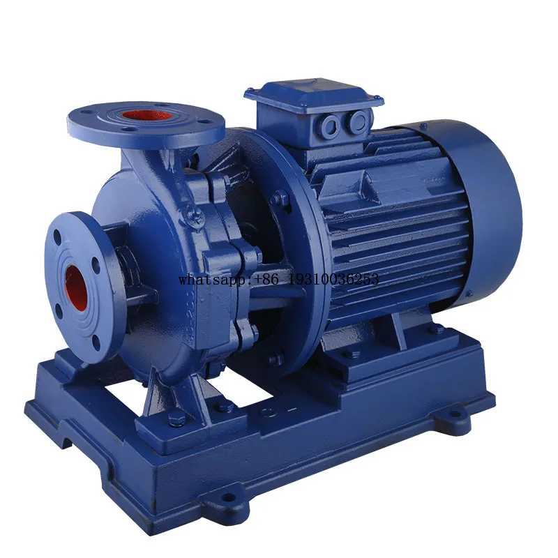 

ISW Horizontal Pipeline Circulation Centrifugal Single Stage Single Suction Hot And Cold Water Circulation Booster