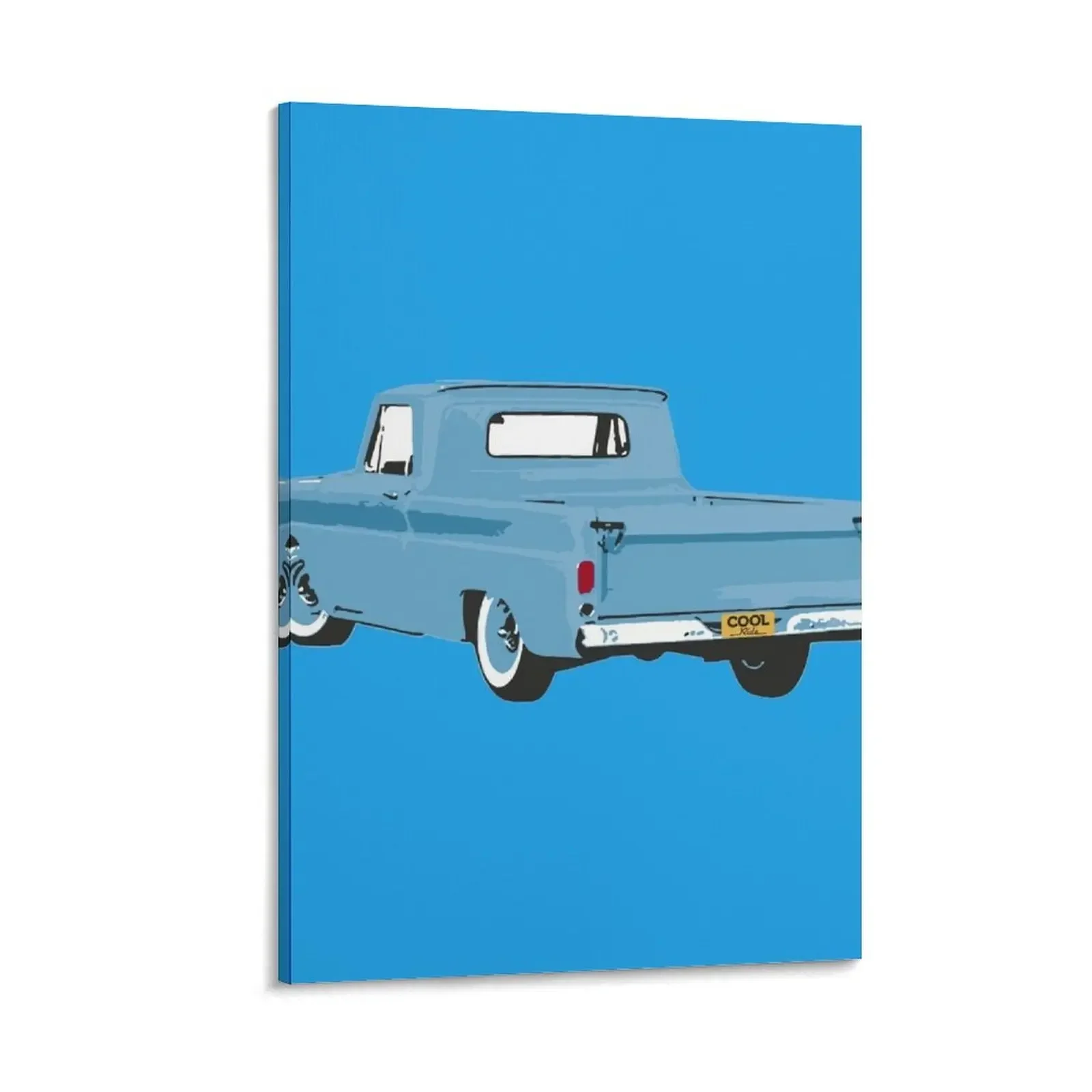

60-66 Blue C Truck Canvas Painting canvas wall art Decoration for home posters for wall posters for room