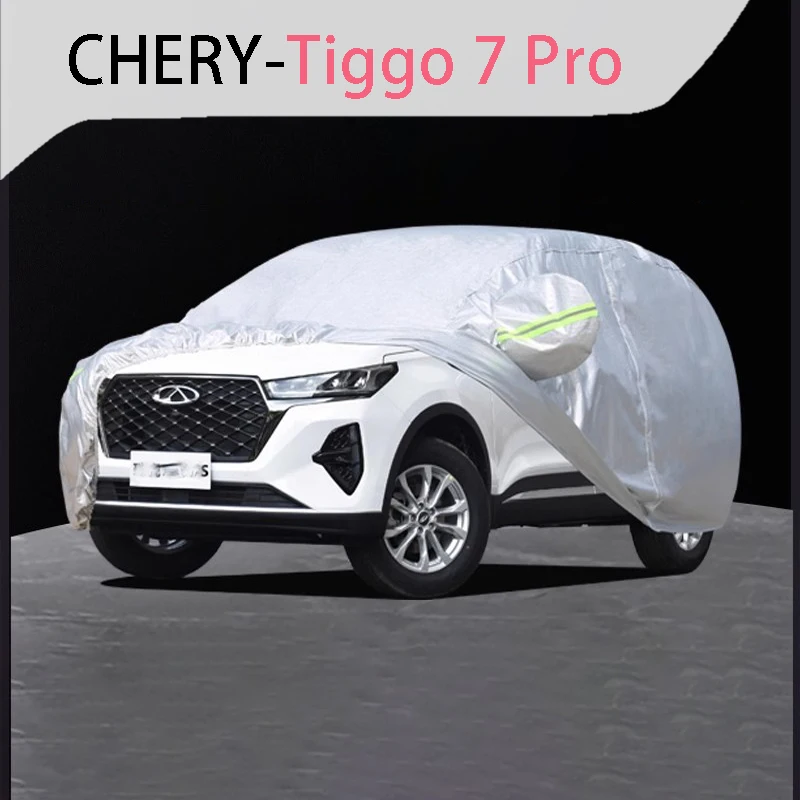 For Chery Tiggo 7 Pro  2021 2023 cover Rainproof Snow prevention  sunshade cover  Car refit  accessories   accesorios para auto