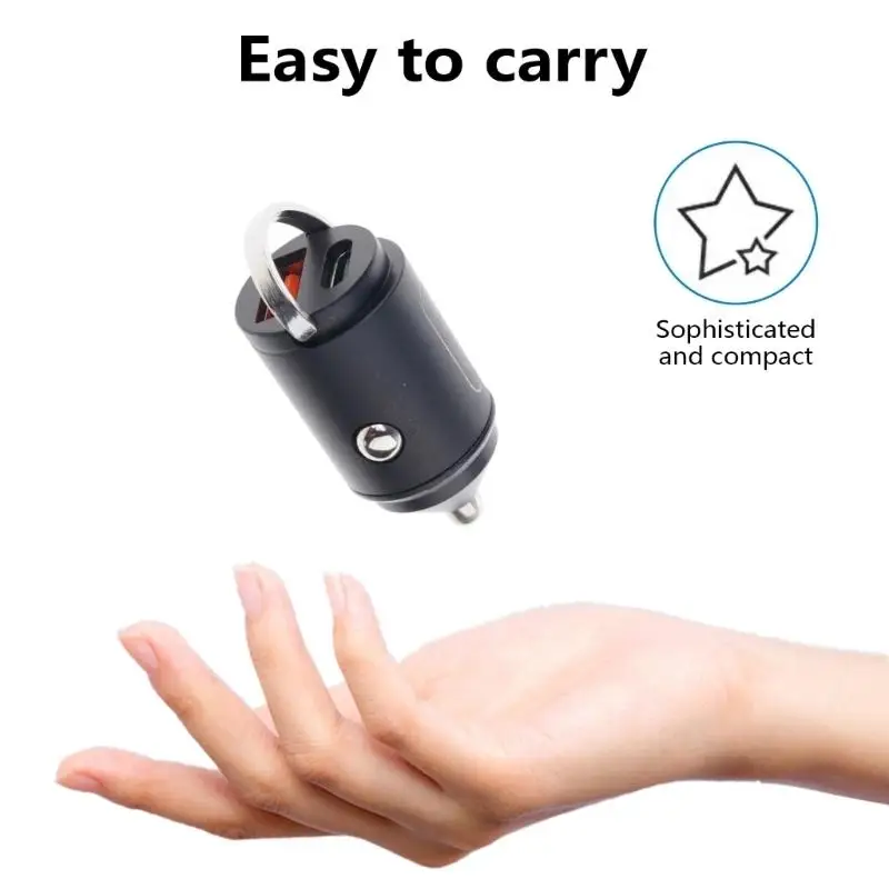 652F PD20W USB C Car Adapters Cigarettes USB Fast Charging PD20W&QC3.0 Car Phone