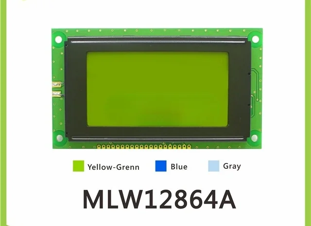 

128X64 Graphic LCD Display Module Parallel Port Screen 12864 Graphic Dot Matrix Screen Module MLW12864A