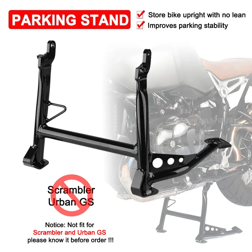 Motorcycle Center Kickstand Central Parking Stand For BMW R9T R nine T Pure Racer Urban GS 2014-2018 2019 2020 2021 2022 2023