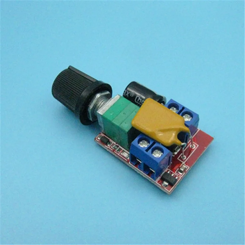 

5A Ultra-small DC Motor Governor PWM Governor 3V6 12 24 35V Speed Switch Dimmer