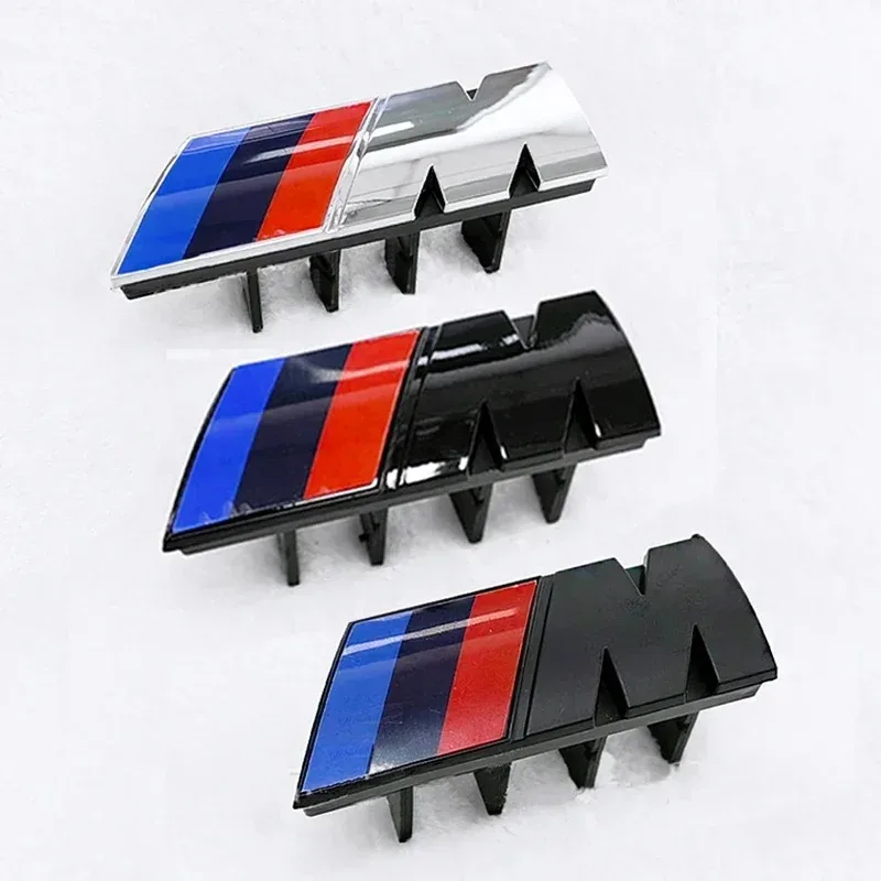 3D Car Front Grille Badge Emblem for X1 X2 X3 X4 X5 X6 F48 G01 E84 E83 F39 F10 F30 G11 G07 G86 G80 G60 E60 E46 Accessories Decor