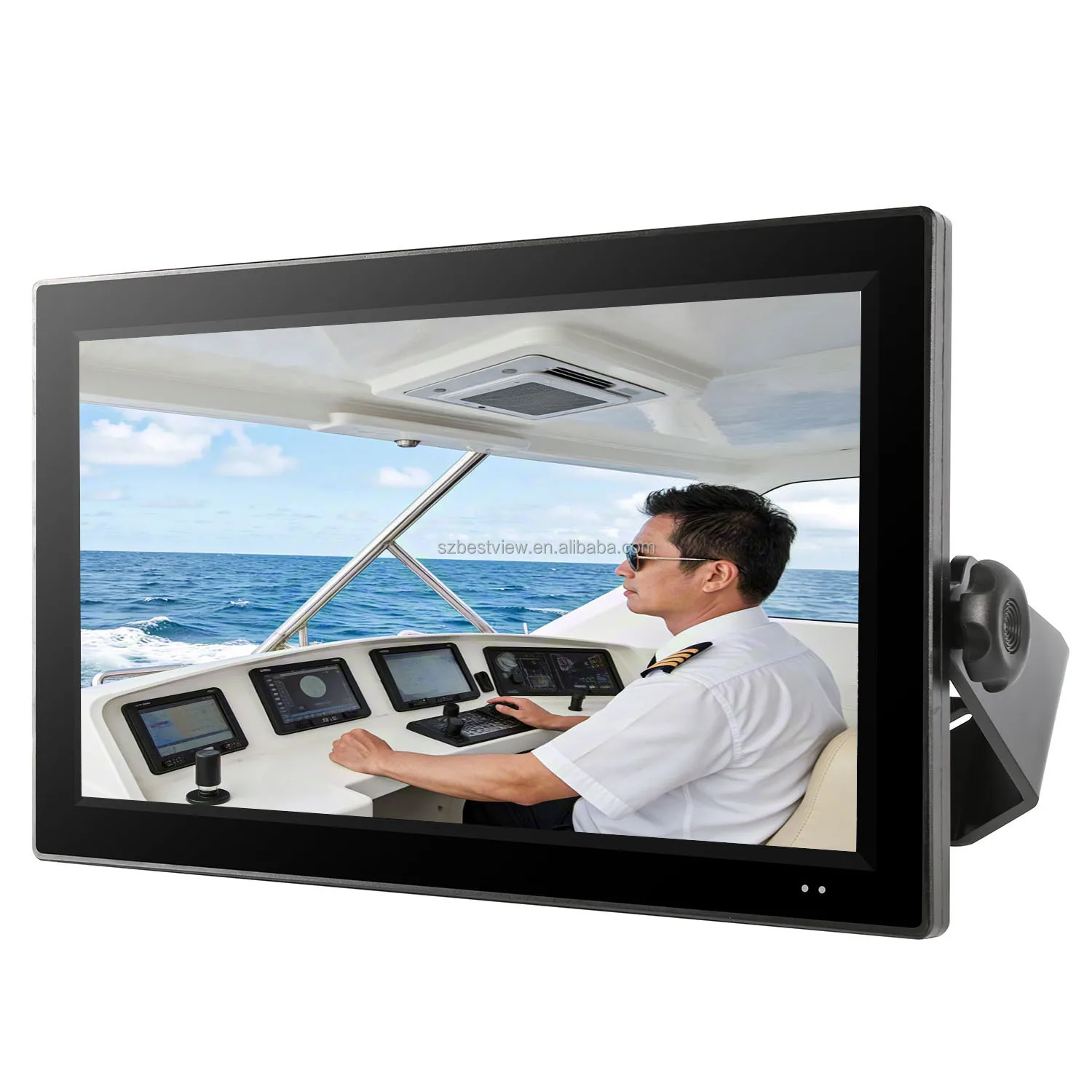 Marine Grade 1500 Nits IP67 Industrial Waterproof Touch Screen Monitor Outdoor LCD Screen Display