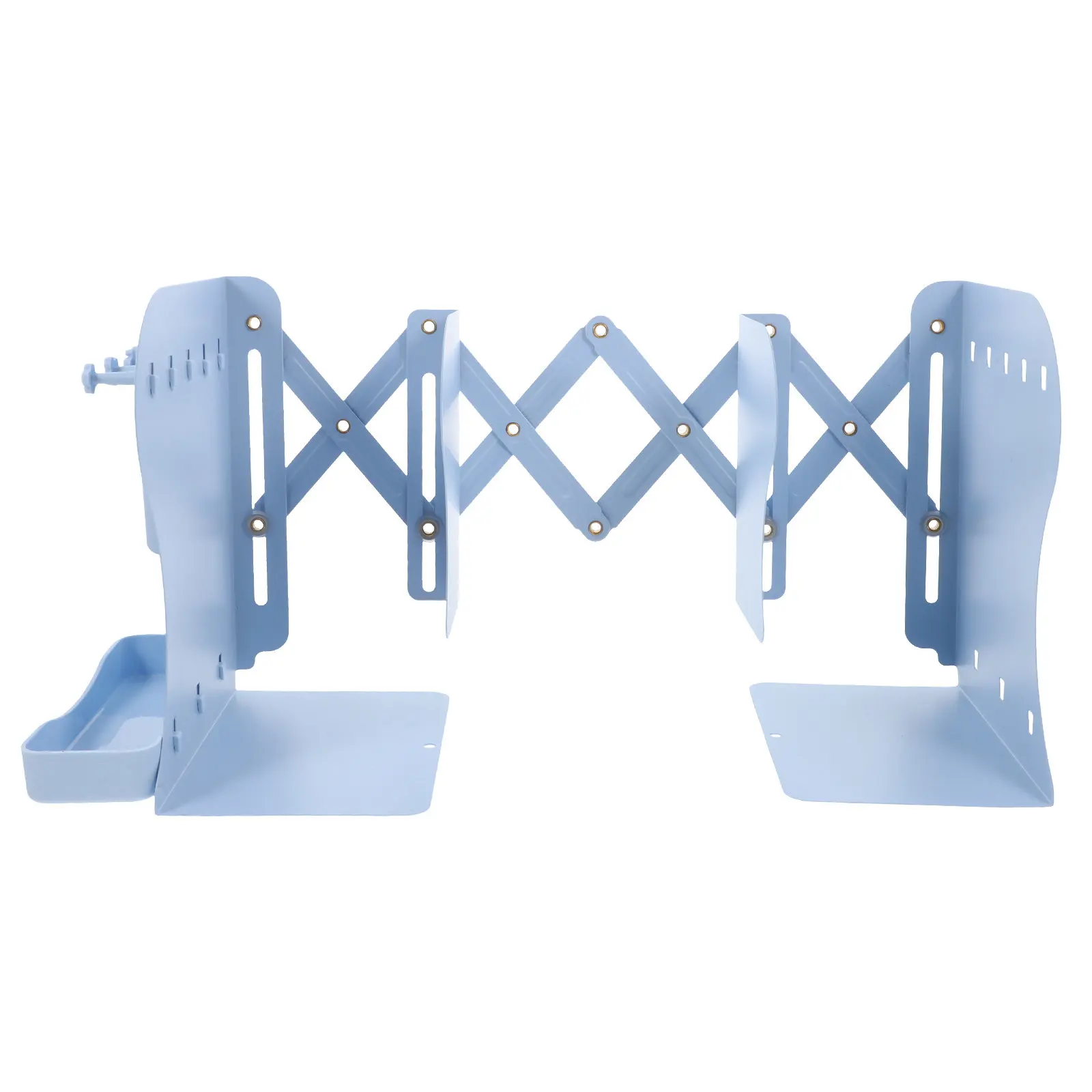 

Expandable Adjustable Bookend Metal Desktop Bookshelf Holder Space Saving Book Organizer for Heavy Books Magazines Desk Storage