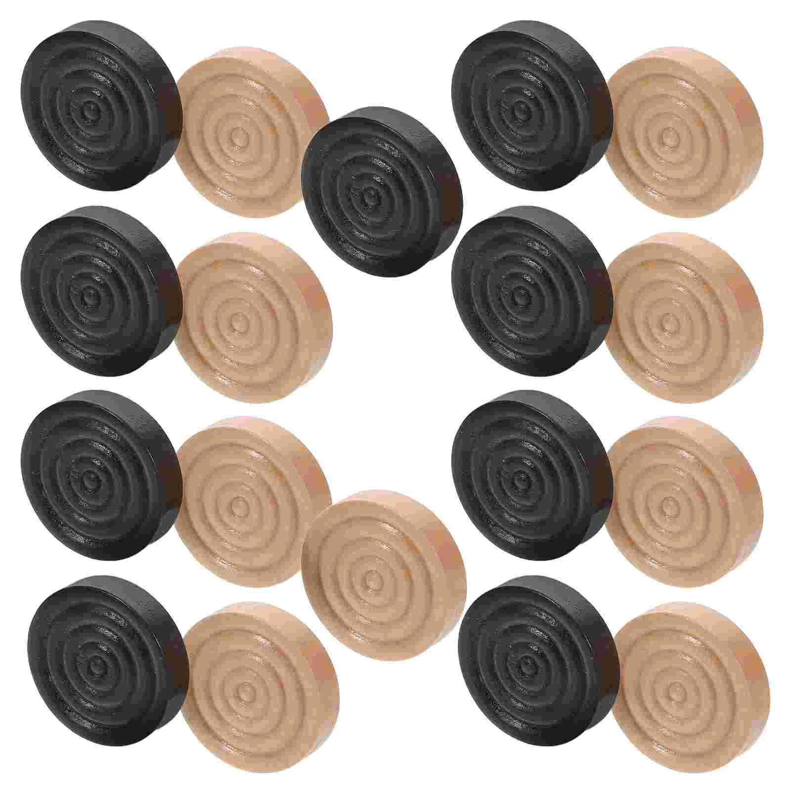 

Wooden Checkers Board Game Accessories Solid Chess Boards Chinese Backgammon Sports Toys Games Xo Small