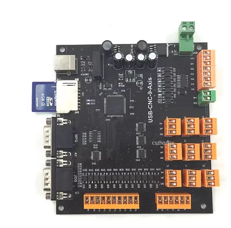 

USB 4-осевая/9-осевая плата контроллера 100 кГц Коммутационная плата USB-контроллера + USB-кабель Поддержка автономной работы