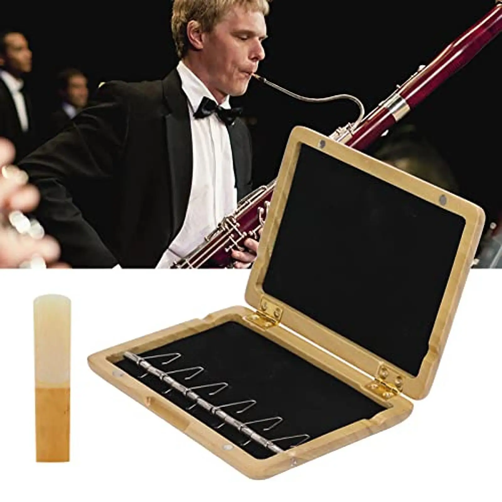 حقيبة Bassoon Reeds تحمل حافظة واقية عملية للسفر في الهواء الطلق والمنزل