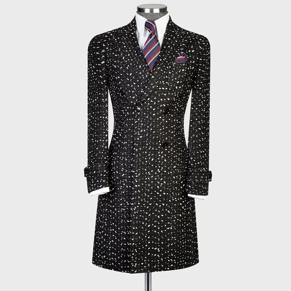 

Мужской костюм-пиджак класса люкс с индивидуальным дизайном, украшенный стразами, 1 шт., для жениха, приталенный, с бриллиантами, для свадьбы, смокинг