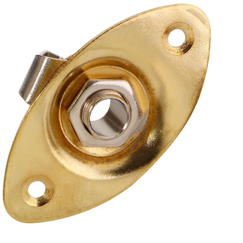 

Прочный металлический запасной гнездо для электрогитары, детали электрогитары, выходная розетка, стереоразъем, выходной аудиовыход