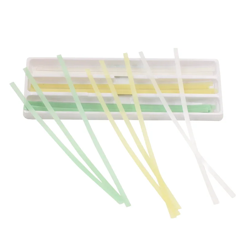 75Pcs Dental Polyester Polishing Stick Strip Single Side 4mm Width Teeth Whitening Polystrips for Dentist Professional Use