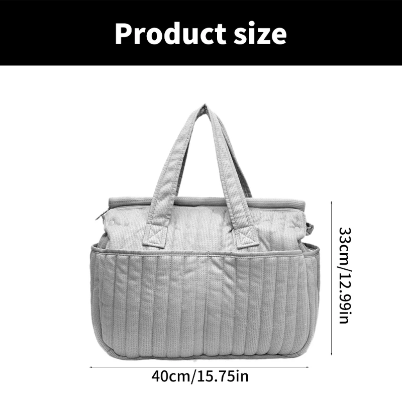 Portable Mom Storage Bag for Strollers Hand Carrying Travel Case or Hospital Use with Spacious Compartments