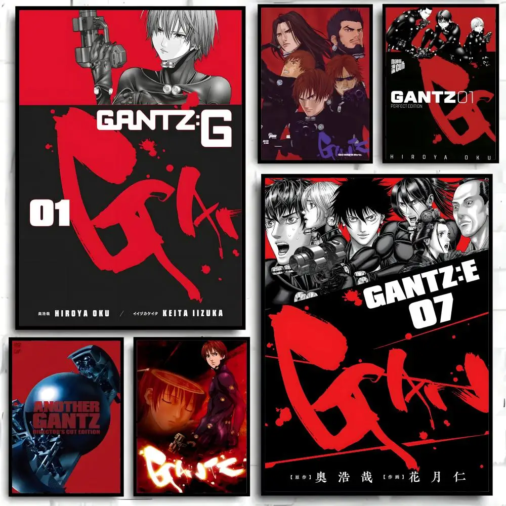 Anime Gantz Poster Poster decorative paintings, wall hangings for study living room, personalized home