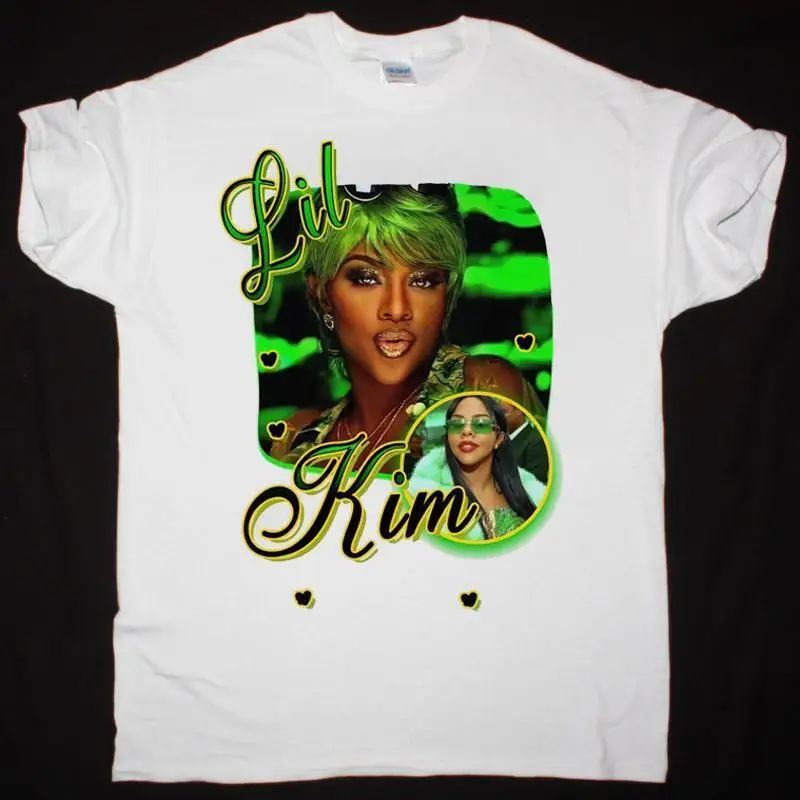 New! Lil Kim Green Tshirt Tee Short Sleeve Full Size