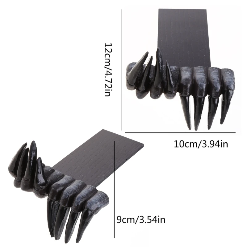 Creative Devils Hand Bookmarks Funny Devils Claw Resin Stationery Dropship