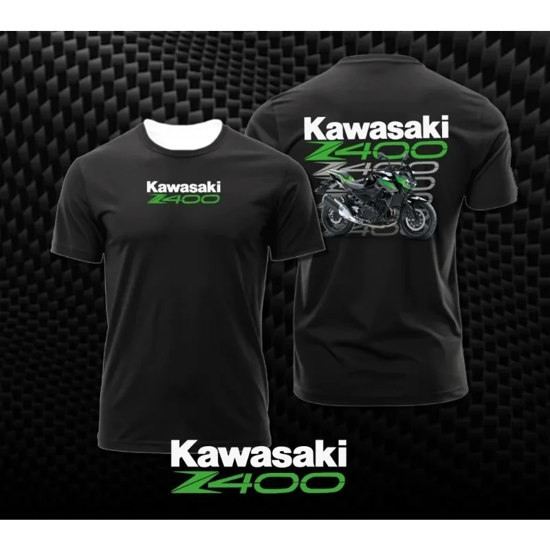 

Kawasaki Motorcycle Z400 T-shirt for Men and Women, Outdoor Sports, Leisure Riding, Adult Fashion, 3D Printing