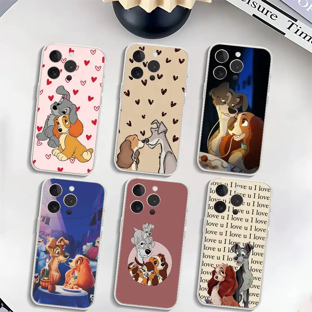 

Cute-Miss And The T-Tramp-S Classic Phone Case Luxury Soft Transparent Case For IPhone 17 16 15 14 13 12 11 Pro Max Mini Bumper