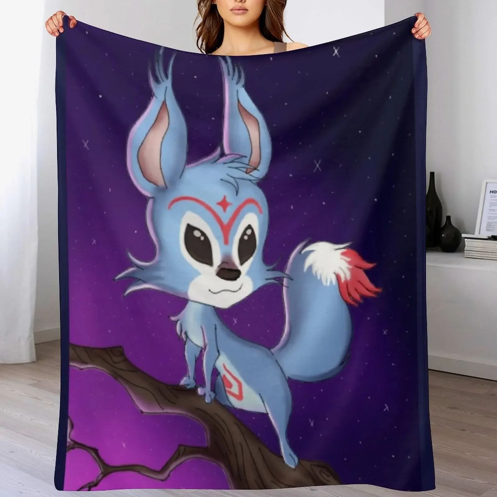 

Star Stable - Fripp Throw Blanket Warm Accent Blanket for Living Room Decoration