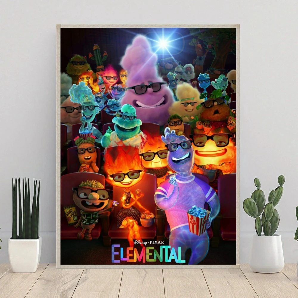 Elemental Disney 5D AB Diamond Painting Embroidery Cartoon Ember Wade Cross Stitch Mosaic Children's Gift New Collection 2023