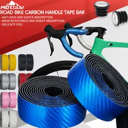 MOTSUV Road Cycling Handle Belt Bike Bicycle Cork Sport Handlebar Bandage Wrap Bent Bar EVA Tape+2 Bar Plug Bicycle Accessories