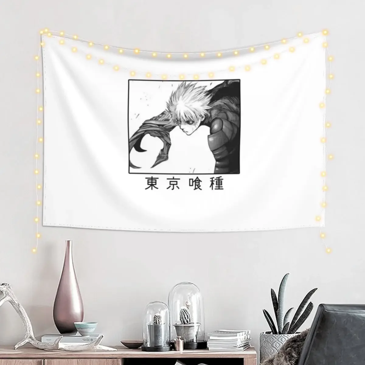 Ken Kaneki Tapestry Room Decorations Aesthetics Room Decor For Girls Tapestry