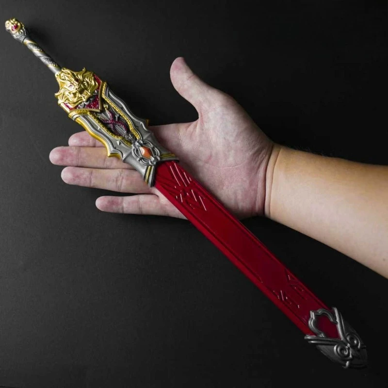 30 CM/40 CM Periferiche di Gioco Gragon Spada Metallo Mestiere Armi Modello Da Collezione Scrivania Ornamenti Regali Di Compleanno Creativi Ragazzo giocattolo