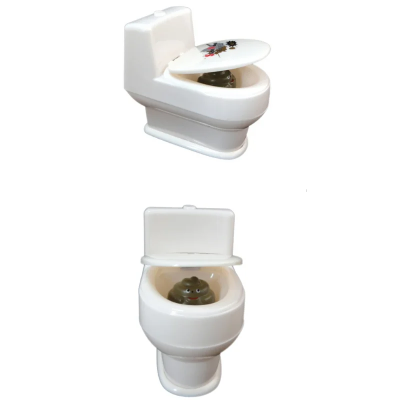 Joke Toys Novel Mini Sprinkler Toilet Poop Spray Gun Antistress Shocker Interesting Spray Squishy Simulation Toilet Kids Toys